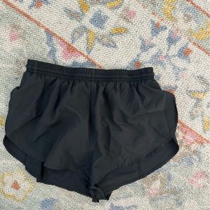 Black boa shorts